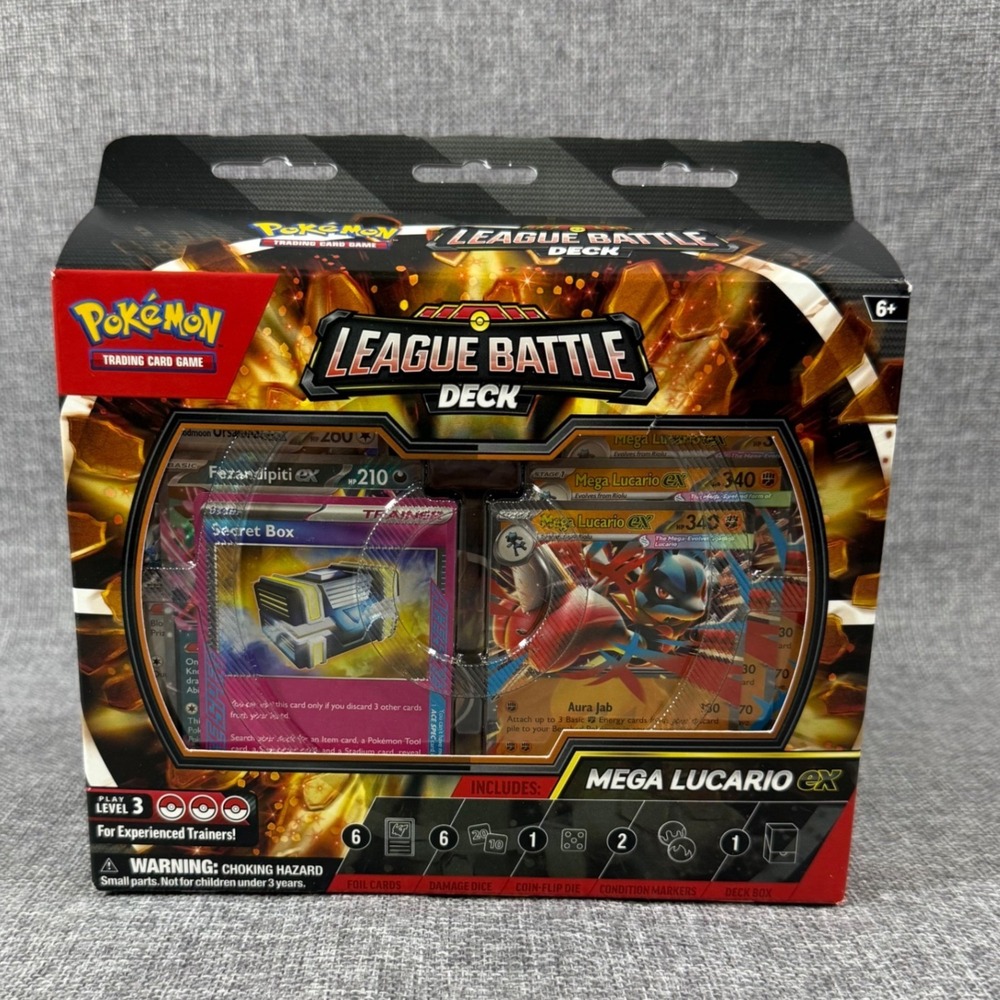 Pokemon League Battle Deck Mega Lucario ex TCG Set New Sealed Competitive Box